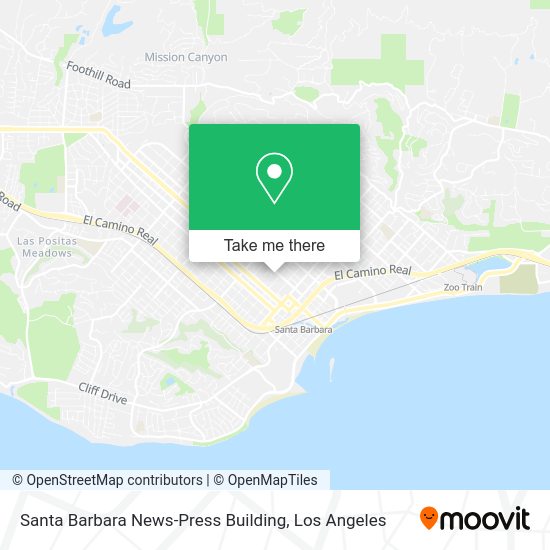 Mapa de Santa Barbara News-Press Building