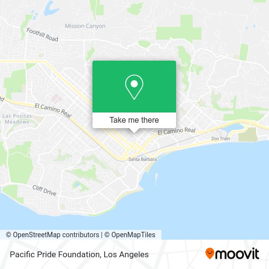 Pacific Pride Foundation map