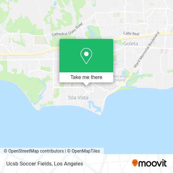 Mapa de Ucsb Soccer Fields