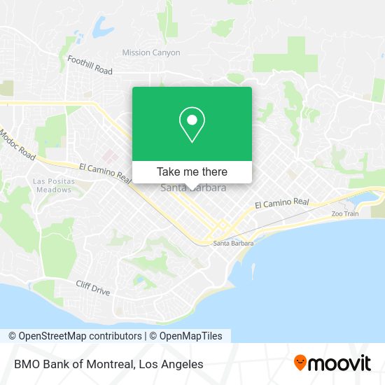 BMO Bank of Montreal map