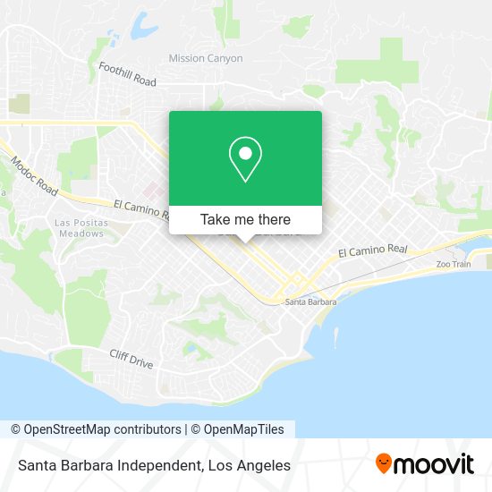 Mapa de Santa Barbara Independent