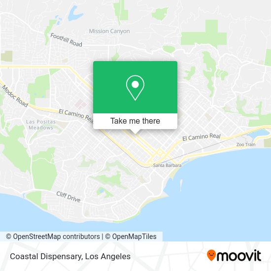 Coastal Dispensary map