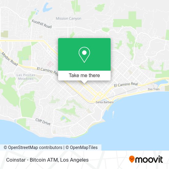 Mapa de Coinstar - Bitcoin ATM