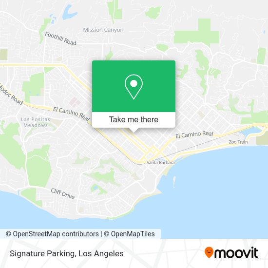 Signature Parking map