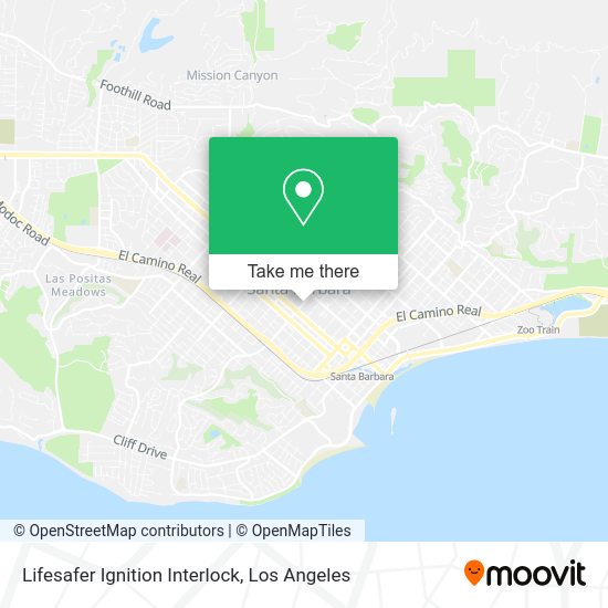 Lifesafer Ignition Interlock map