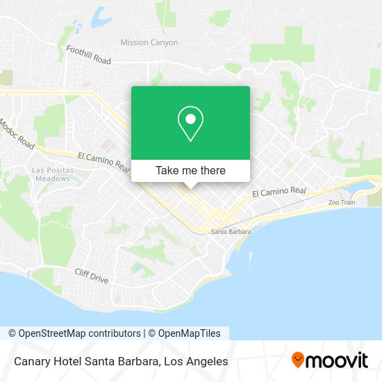 Mapa de Canary Hotel Santa Barbara