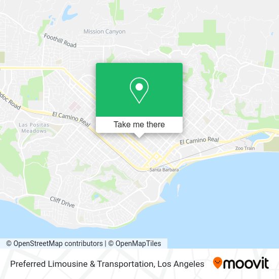 Mapa de Preferred Limousine & Transportation