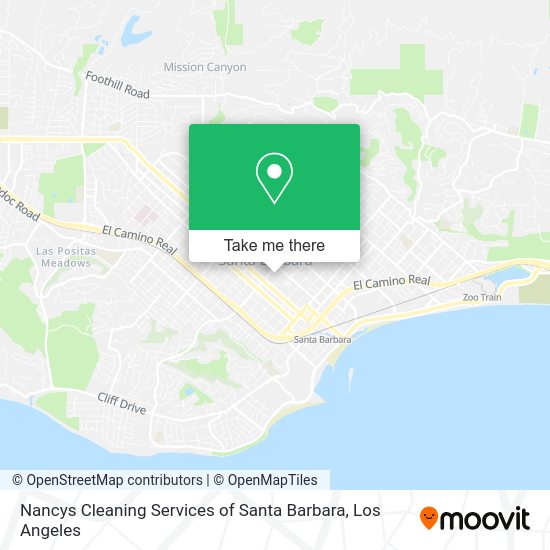 Nancys Cleaning Services of Santa Barbara map