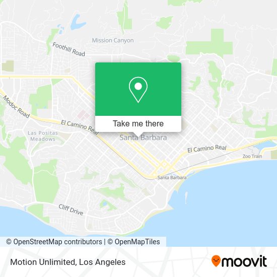 Motion Unlimited map