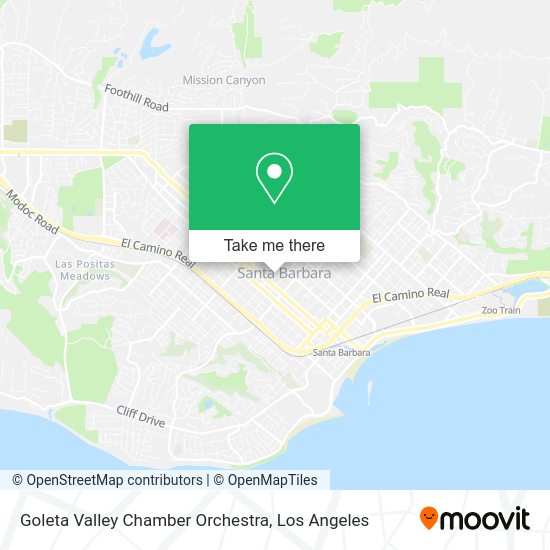 Goleta Valley Chamber Orchestra map