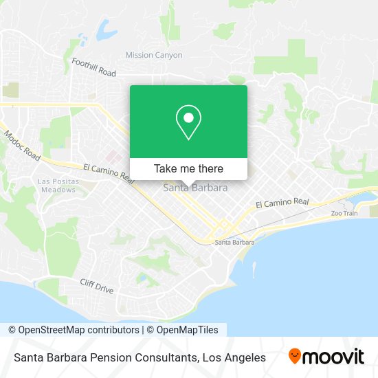 Santa Barbara Pension Consultants map