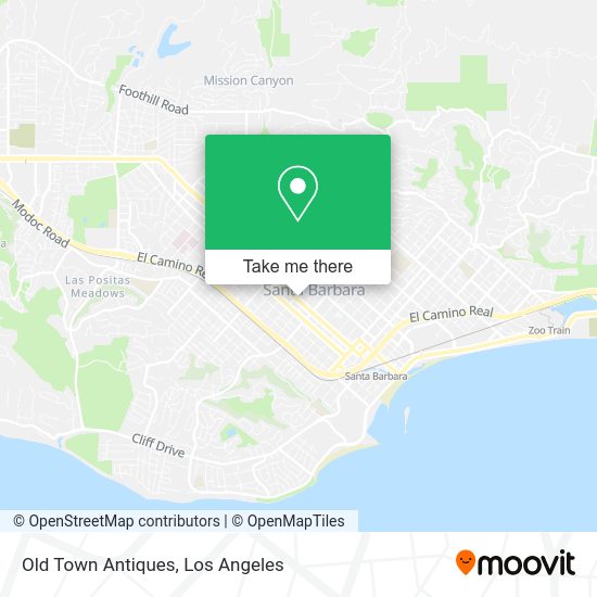 Old Town Antiques map