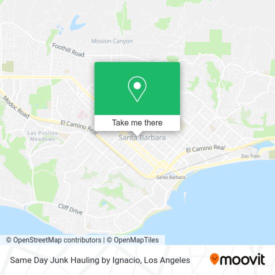 Same Day Junk Hauling by Ignacio map