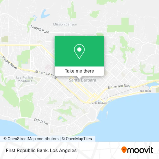 First Republic Bank map