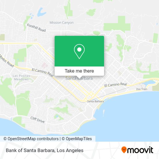 Bank of Santa Barbara map