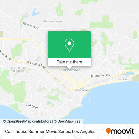 Courthouse Summer Movie Series map