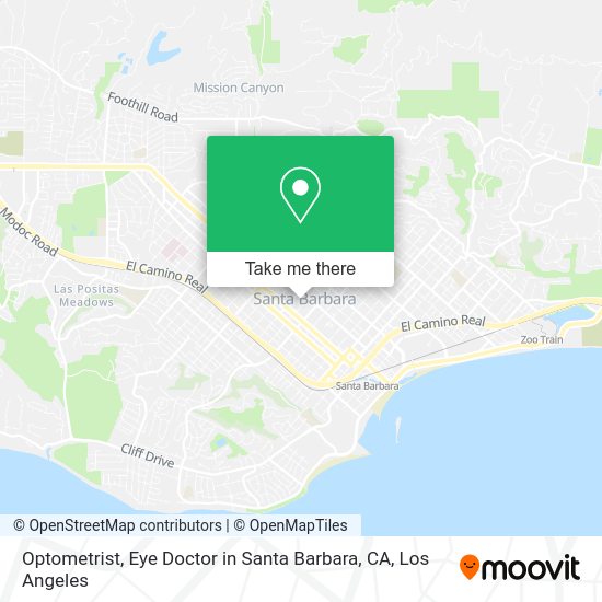 Optometrist, Eye Doctor in Santa Barbara, CA map
