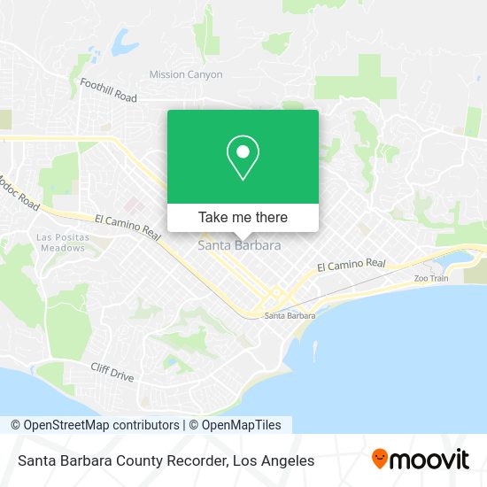 Mapa de Santa Barbara County Recorder