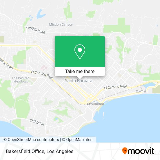 Mapa de Bakersfield Office