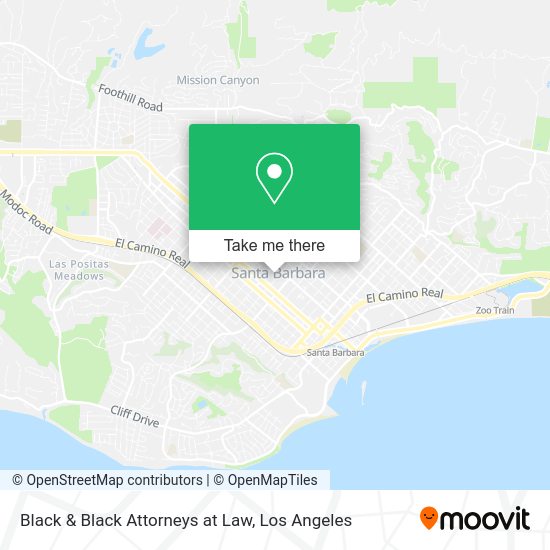 Black & Black Attorneys at Law map