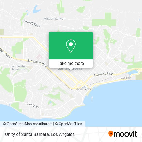 Unity of Santa Barbara map
