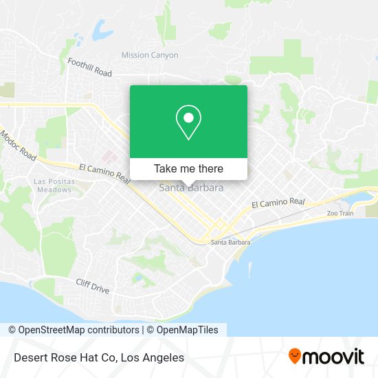 Desert Rose Hat Co map