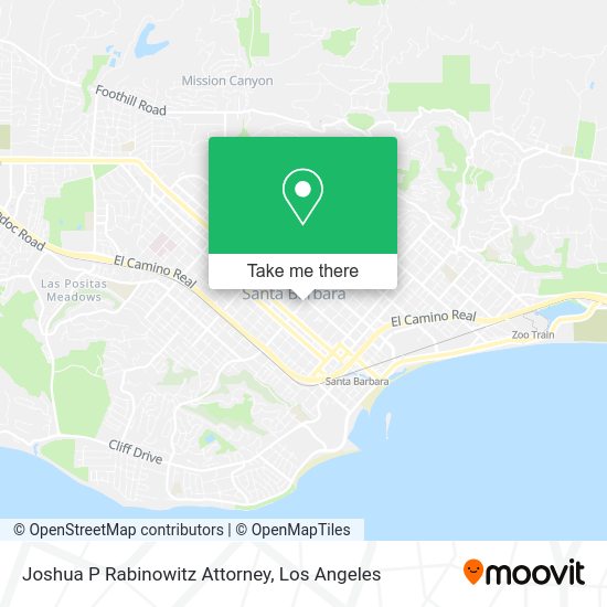Joshua P Rabinowitz Attorney map
