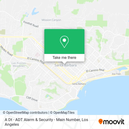 A Dt - ADT Alarm & Security - Main Number map