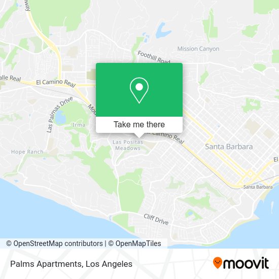 Mapa de Palms Apartments