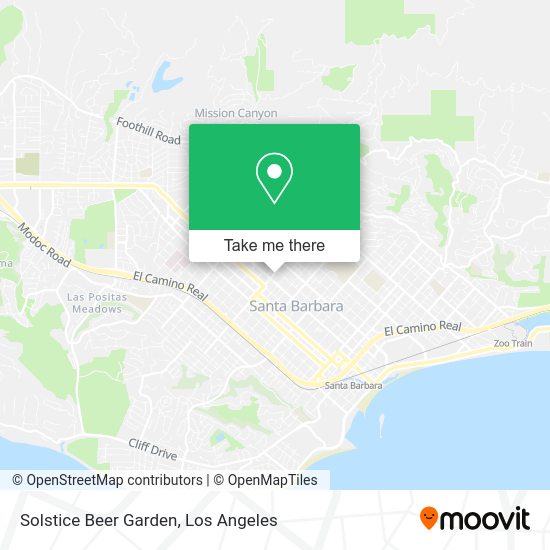 Solstice Beer Garden map