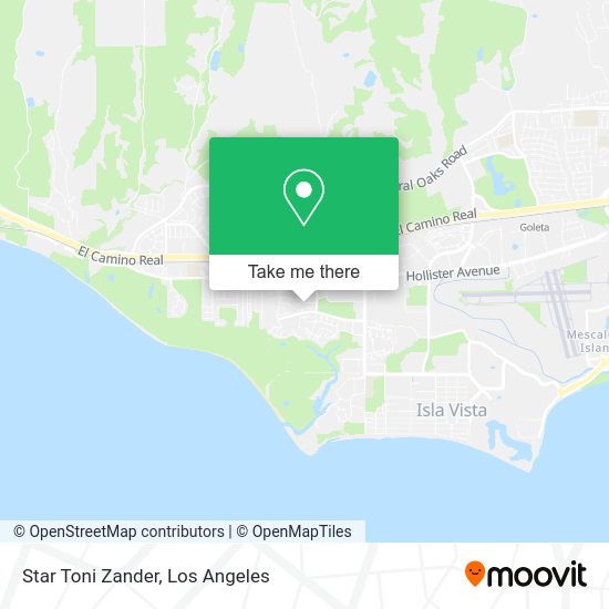 Star Toni Zander map