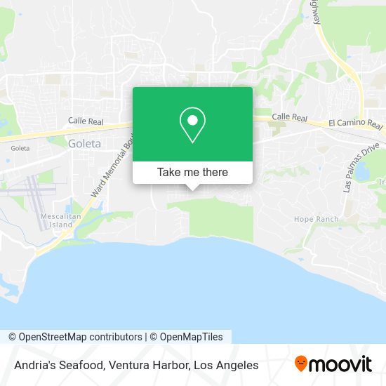 Mapa de Andria's Seafood, Ventura Harbor