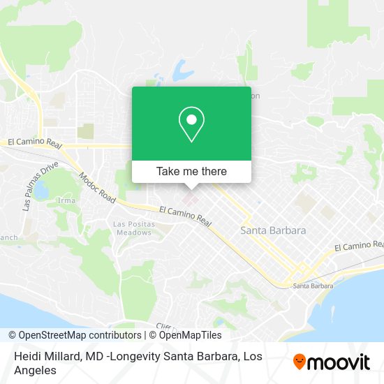 Heidi Millard, MD -Longevity Santa Barbara map