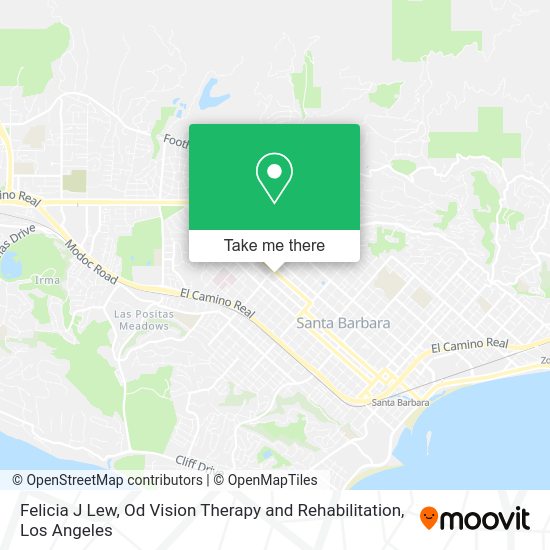 Felicia J Lew, Od Vision Therapy and Rehabilitation map