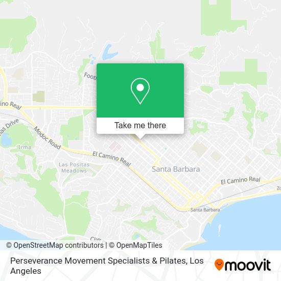 Mapa de Perseverance Movement Specialists & Pilates