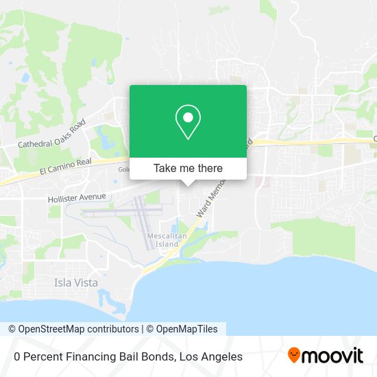 0 Percent Financing Bail Bonds map