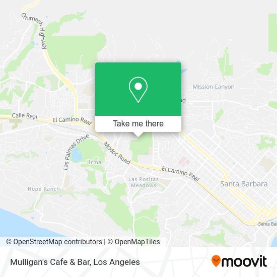 Mapa de Mulligan's Cafe & Bar