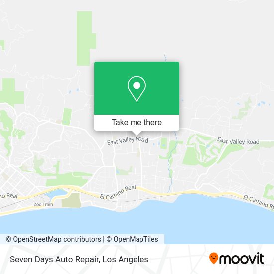 Seven Days Auto Repair map