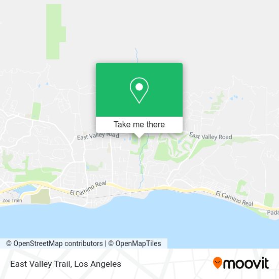 Mapa de East Valley Trail