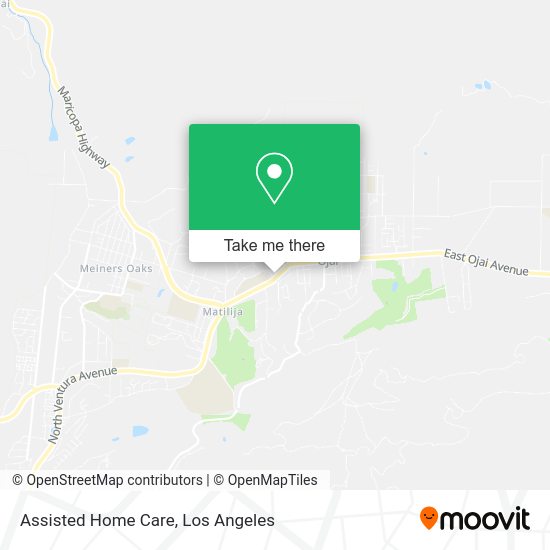 Assisted Home Care map