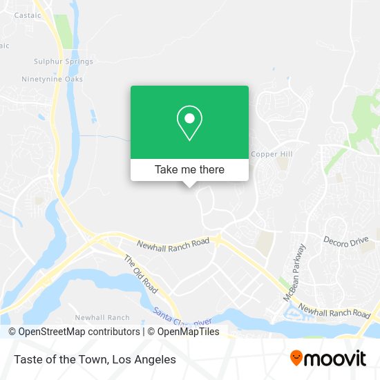 Taste of the Town map