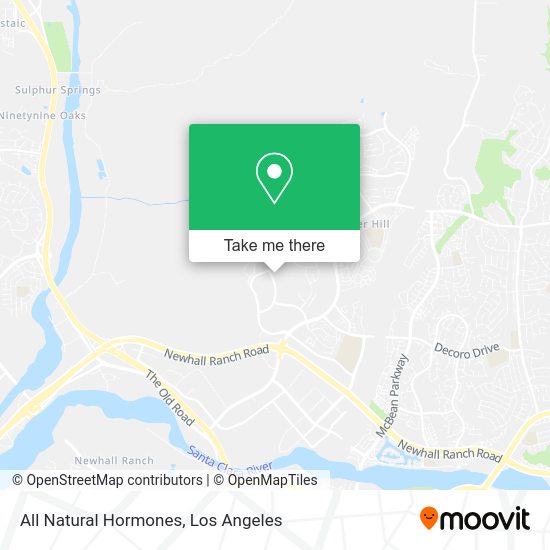 All Natural Hormones map