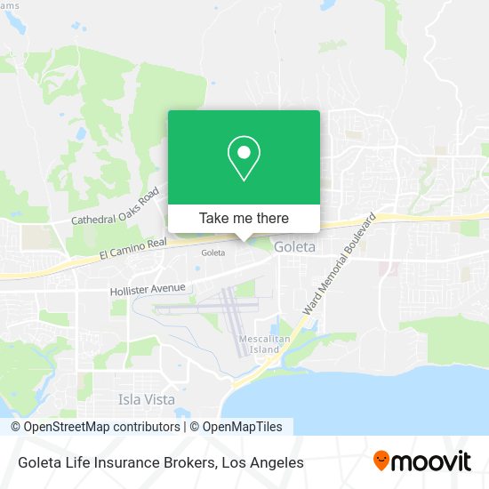 Goleta Life Insurance Brokers map