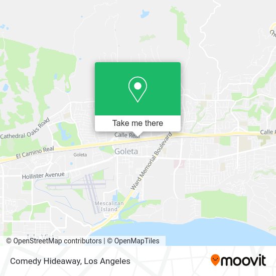 Mapa de Comedy Hideaway