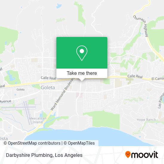 Darbyshire Plumbing map