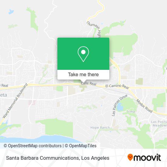 Mapa de Santa Barbara Communications