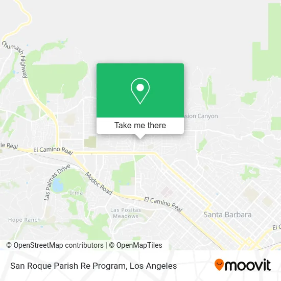 Mapa de San Roque Parish Re Program