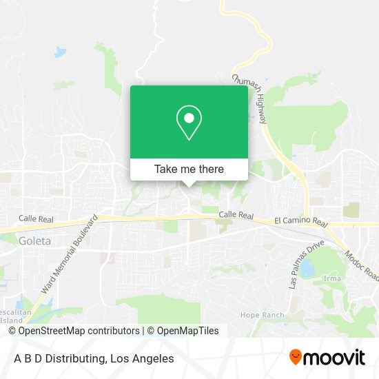 A B D Distributing map