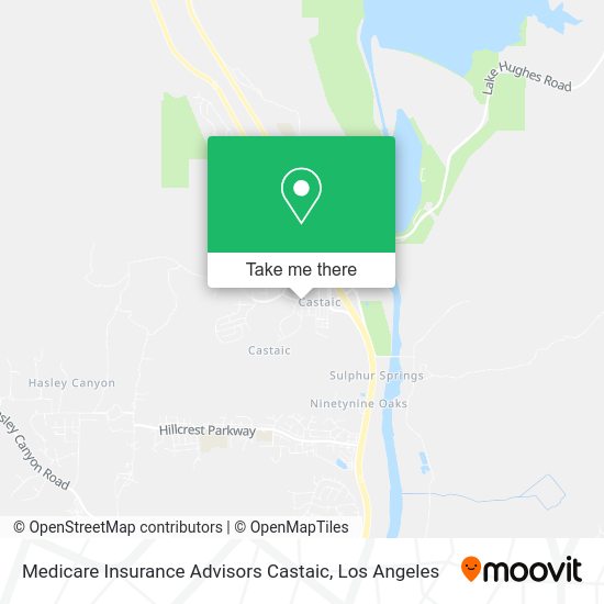 Mapa de Medicare Insurance Advisors Castaic
