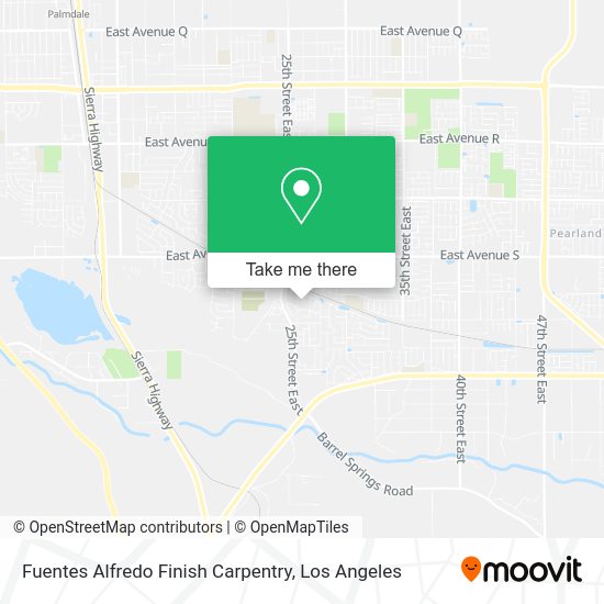 Fuentes Alfredo Finish Carpentry map